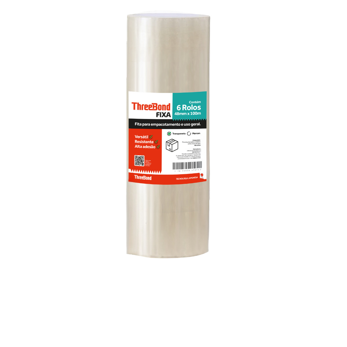 FITA DE EMPACOTAMENTO TRANSPARENTE 48MM X...