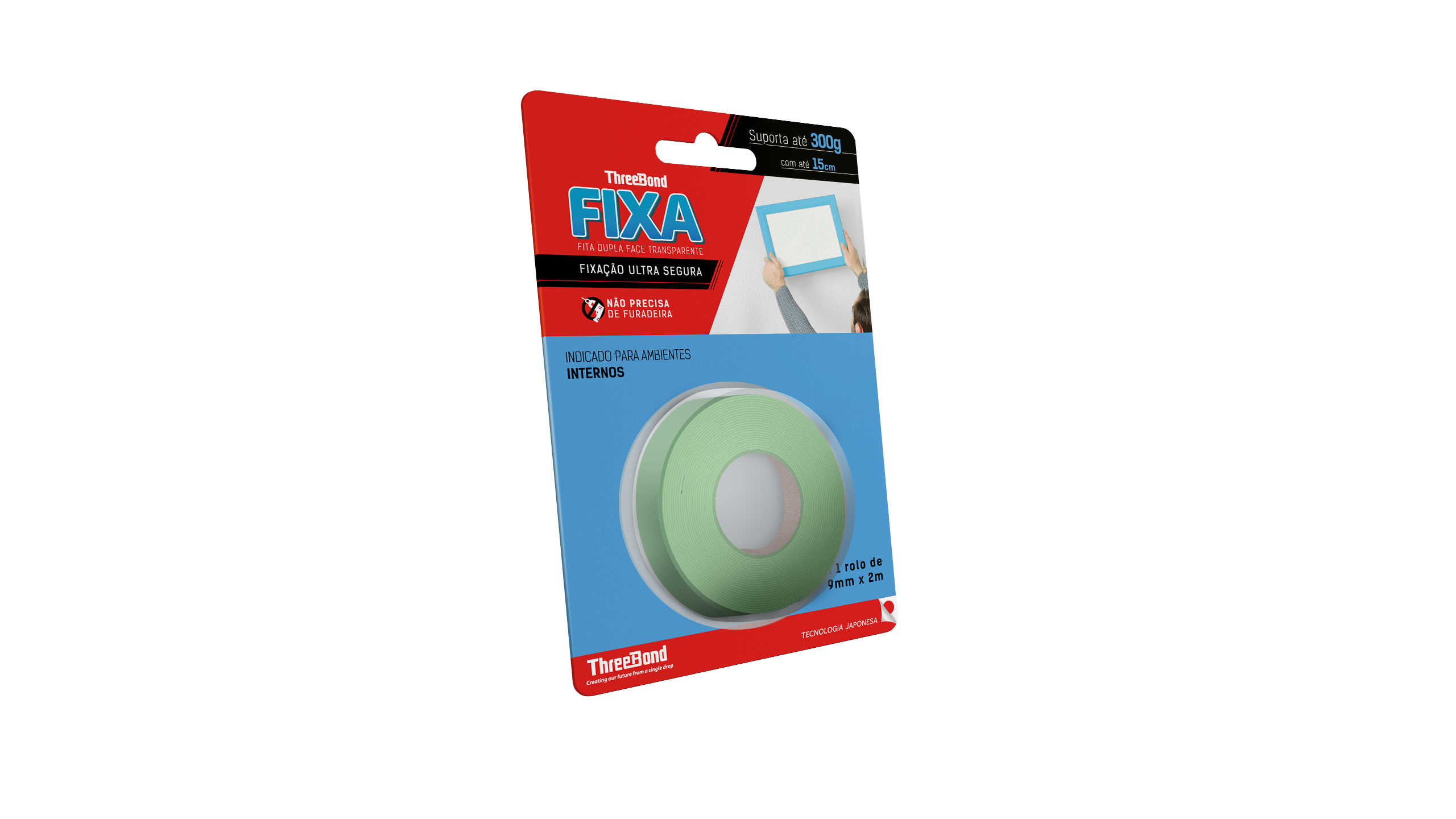 FITA DUPLA FACE 9MM X 2M