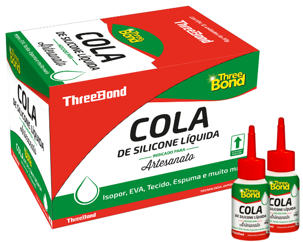 COLA DE SILICONE LIQUIDA PARA ARTESANATO ...